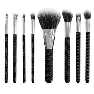 NEW MODA Studio 8 PC Pro Glam Makeup Brush Set